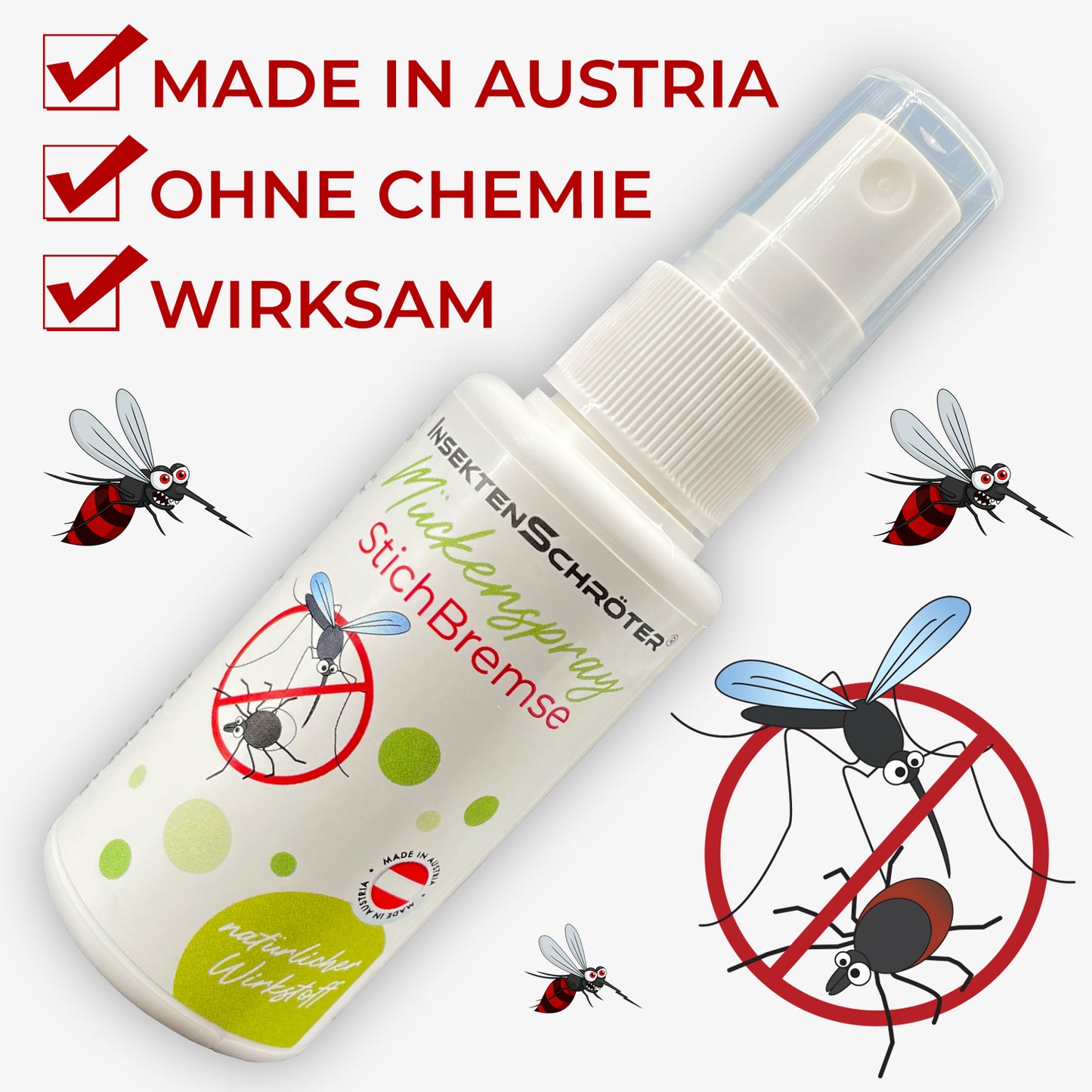 Mückenspray "StichBremse" von InsektenSchröter®