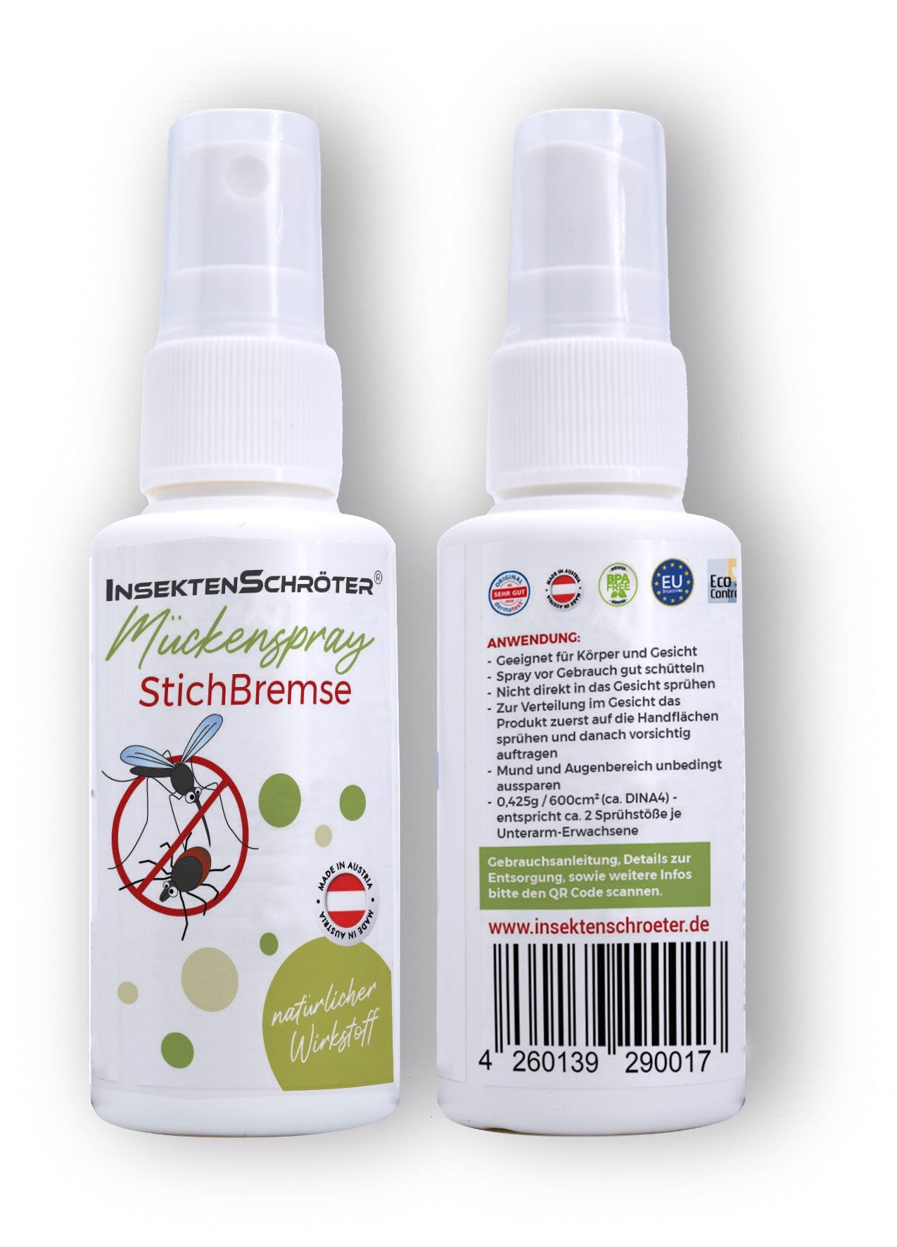 Mückenspray "StichBremse" von InsektenSchröter®