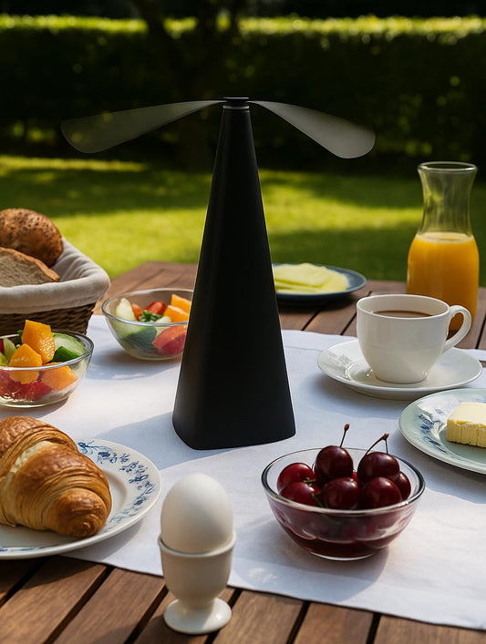 Fliegenwedler für den Tisch Fliegenventilator zur Fliegenabwehr von mucHome®